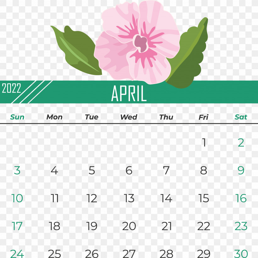 Flower Leaf Calendar Font Green, PNG, 4184x4186px, Flower, Biology, Calendar, Green, Leaf Download Free