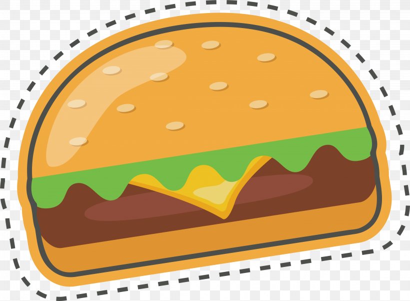 Hamburger Steak Burger Food Sticker, PNG, 4452x3266px, Hamburger, App Store, Burger King, Electra Metropolis Hotel, Food Download Free