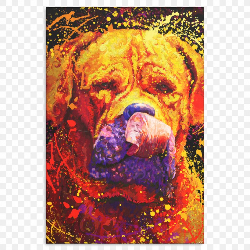 Dog Painting Acrylic Paint Snout, PNG, 1024x1024px, Dog, Acrylic Paint, Acrylic Resin, Art, Carnivoran Download Free