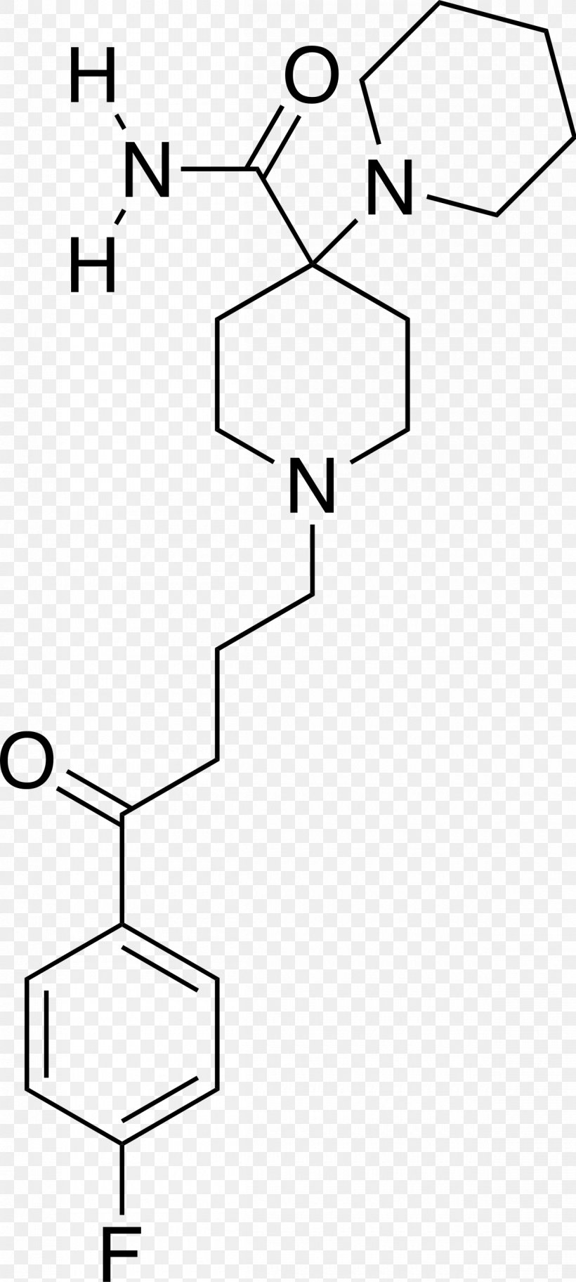 Pipamperone Seliciclib Butyrophenone Antipsychotic Cyclin-dependent Kinase, PNG, 1200x2671px, Antipsychotic, Area, Auto Part, Black And White, Cancer Download Free
