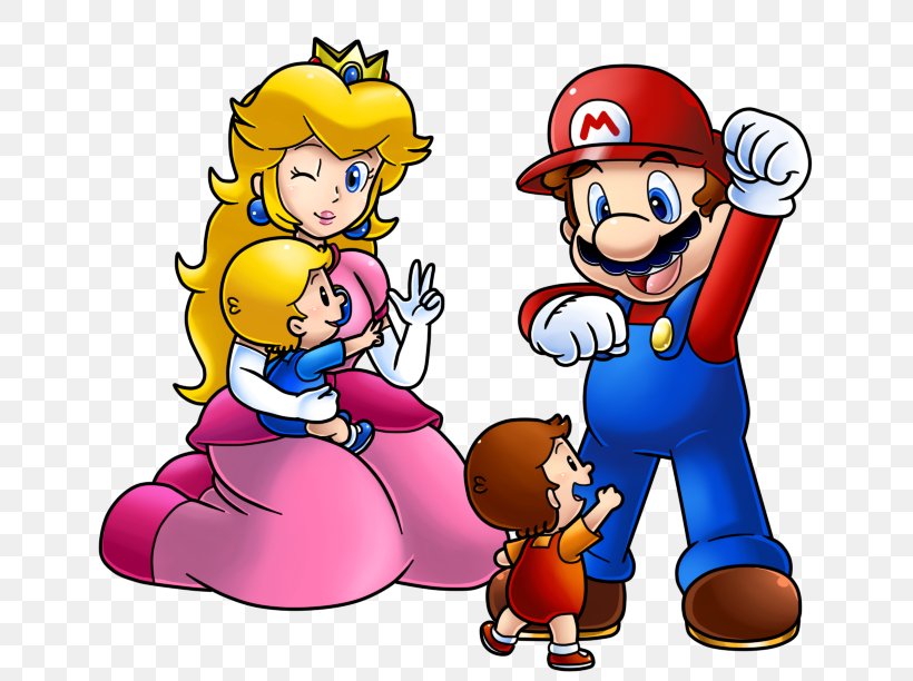 Princess Peach Super Mario Bros. Luigi, PNG, 676x612px, Princess Peach, Art, Bowser, Cartoon, Child Download Free