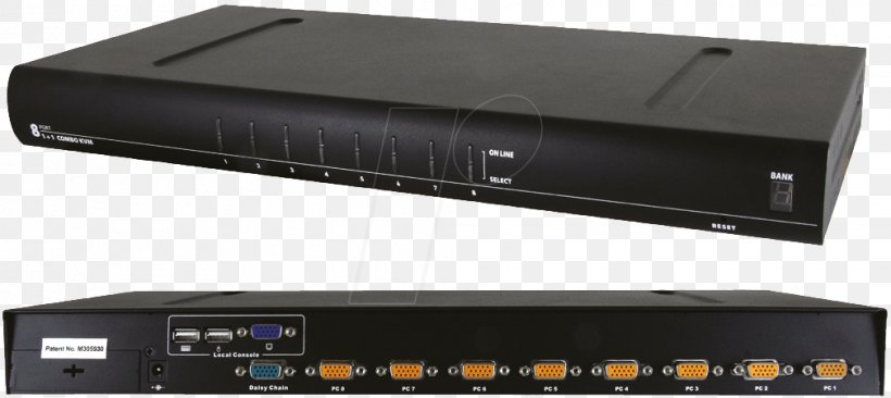 Wireless Router KVM Switches PS/2 Port Network Switch Computer Port, PNG, 1009x451px, Wireless Router, Amplifier, Audio, Audio Receiver, Cable Converter Box Download Free