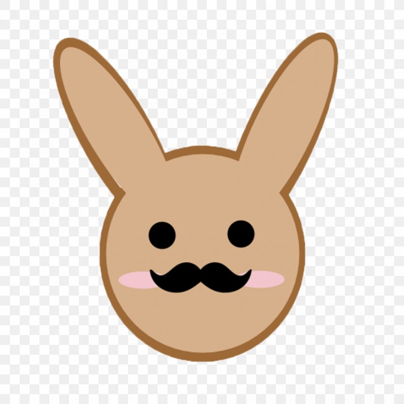 Rabbit Easter Bunny Moustache Beard, PNG, 894x894px, Rabbit, Animal, Beard, Cartoon, Designer Download Free