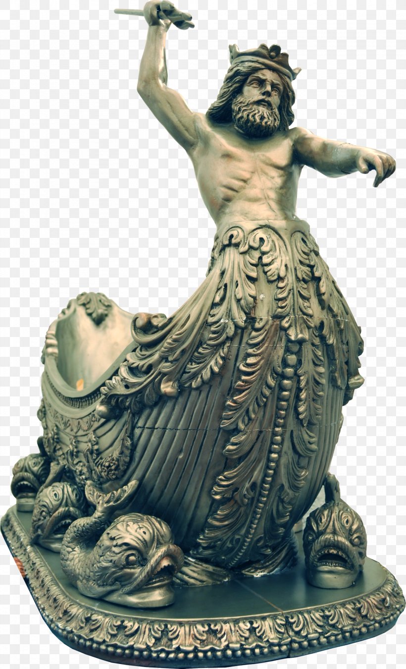 Sculpture Statue Figurine King Neptune Poseidon Of Melos, PNG, 1822x3000px, Sculpture, Ancient History, Artifact, Bronze, Bronze Sculpture Download Free