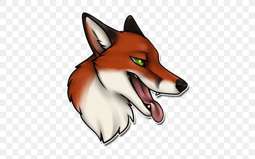Red Fox Sticker Clip Art Vulpini IMessage, PNG, 512x512px, Red Fox, Business, Carnivoran, Dog Like Mammal, Emoji Download Free