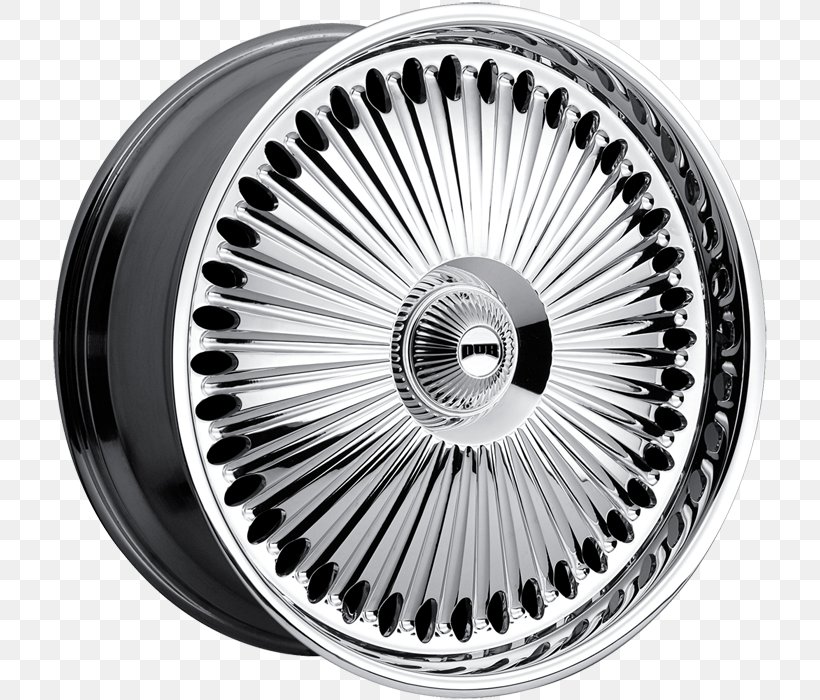 Spinner Rim Custom Wheel Wheel Sizing, PNG, 720x700px, Spinner, Alloy Wheel, Black And White, Car, Chrome Plating Download Free
