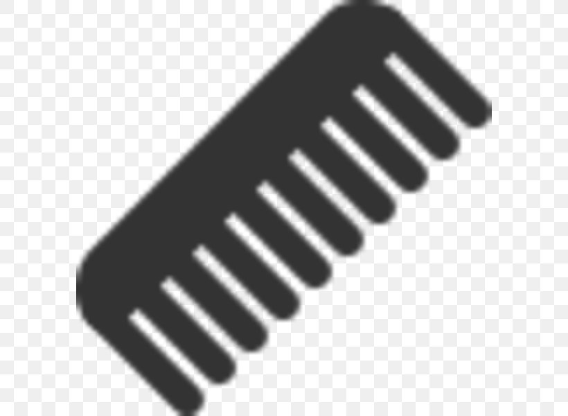 Comb Brush Clip Art, PNG, 600x600px, Comb, Barber, Black And White, Brush, Digital Piano Download Free