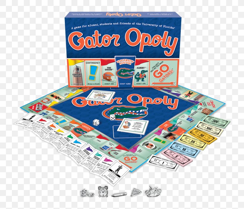 University Of Florida Late For The Sky Monopoly Board Game, PNG, 768x704px, University Of Florida, Board Game, Florida, Florida Gators, Game Download Free
