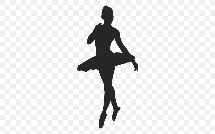 Ballet Dancer Silhouette, PNG, 512x512px, Ballet Dancer, Arm, Art, Ballet, Black Download Free