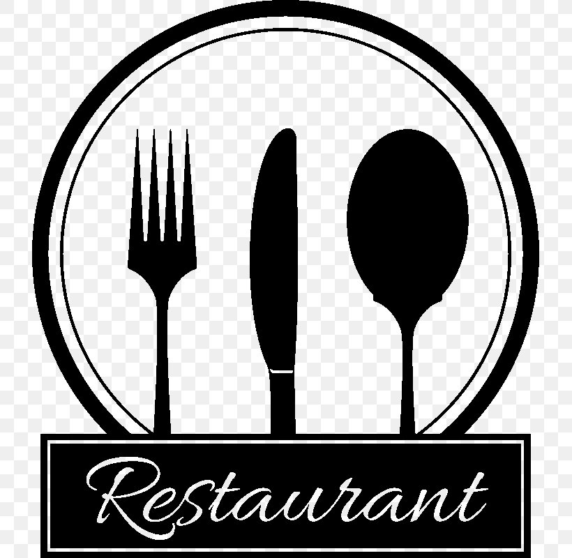 Restaurant Sticker Cuisine Food Chef Png 800x800px Restaurant Black And White Brand Chef Couvert De Table