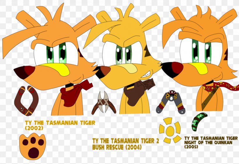 Ty The Tasmanian Tiger 2: Bush Rescue Ty The Tasmanian Tiger 3: Night Of The Quinkan Thylacine, PNG, 900x619px, Ty The Tasmanian Tiger, Action Game, Actionadventure Game, Art, Boomerang Download Free