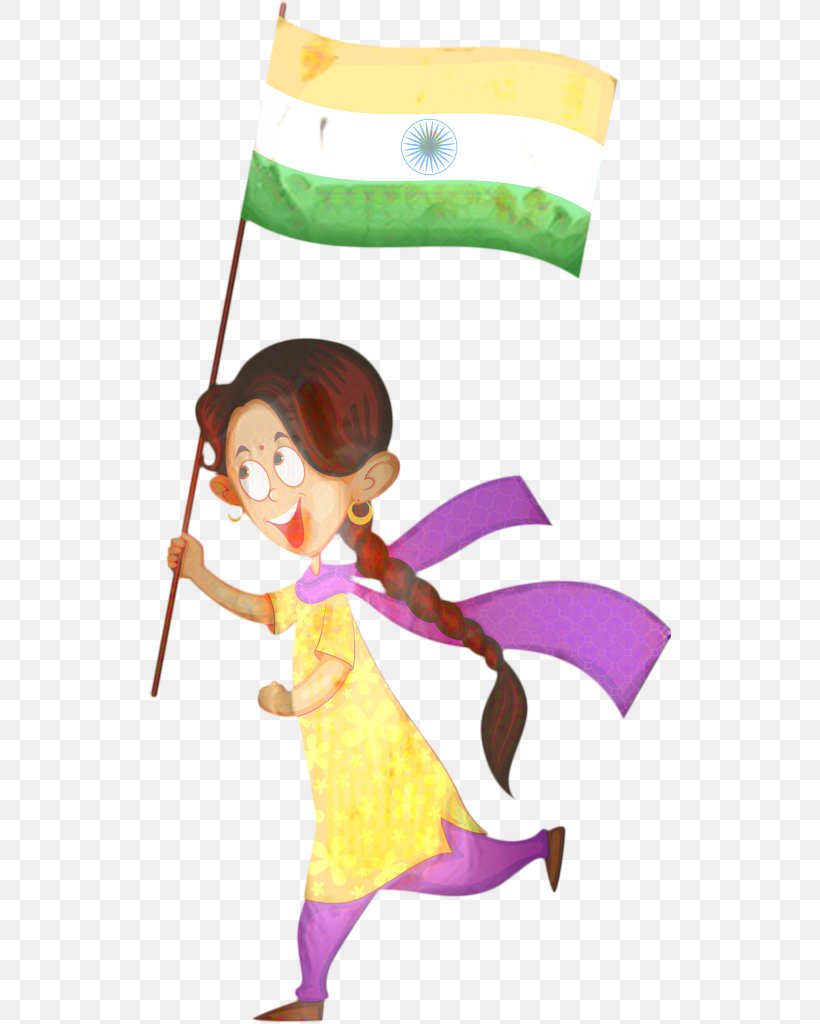 India Independence Day Indian Flag, PNG, 522x1024px, Flag Of India,  Animation, Cartoon, Colour Guard, Flag Download