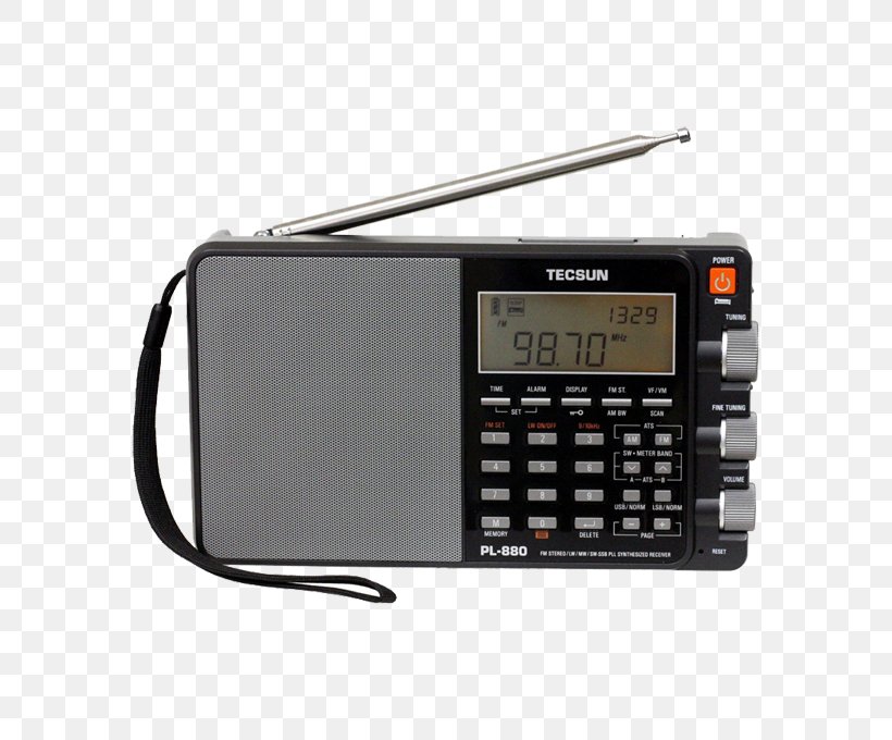 Shortwave Radio AM Broadcasting FM Broadcasting Tecsun, PNG, 680x680px, Radio, Am Broadcasting, Am Stereo, Communication Device, Digital Radio Download Free