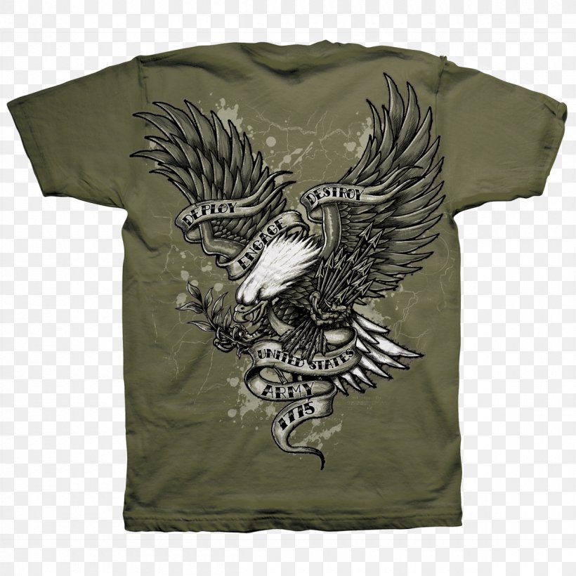 T-shirt United States Military Academy United States Army, PNG, 1200x1200px, Tshirt, Army, Bird, Bird Of Prey, Brand Download Free