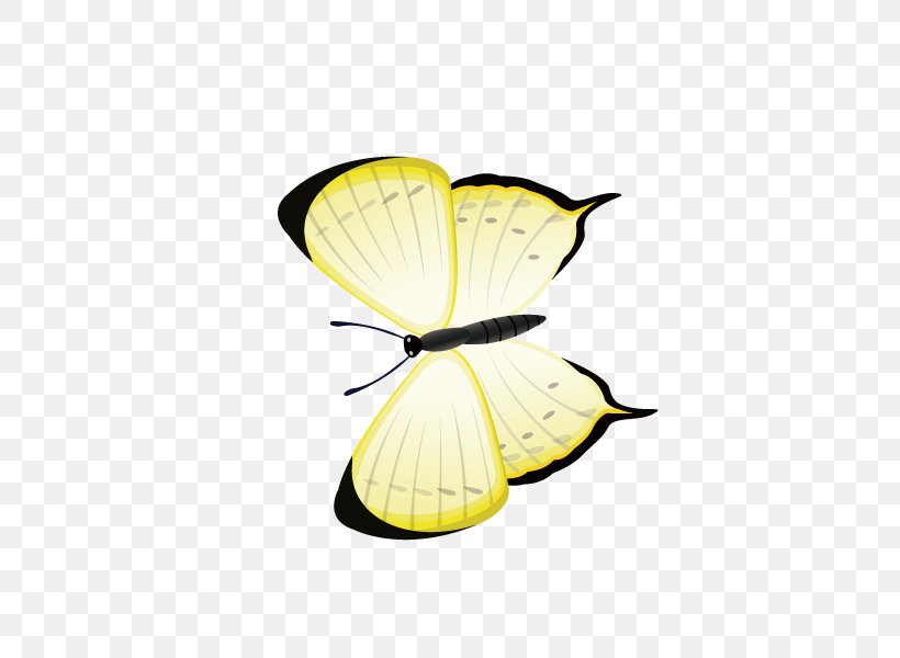 Butterfly Yellow Computer File, PNG, 600x600px, Butterfly, Arthropod, Brush Footed Butterfly, Butterflies And Moths, Color Download Free