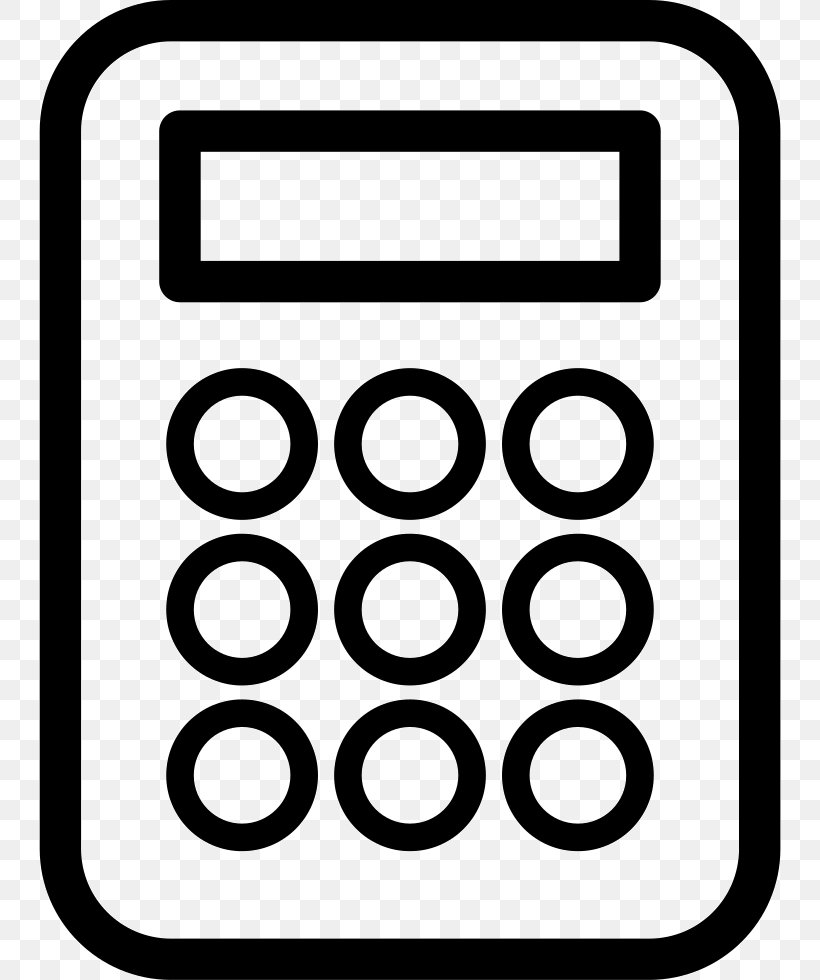 Icon Design, PNG, 742x980px, Icon Design, Area, Black And White, Calculator, Electronics Download Free