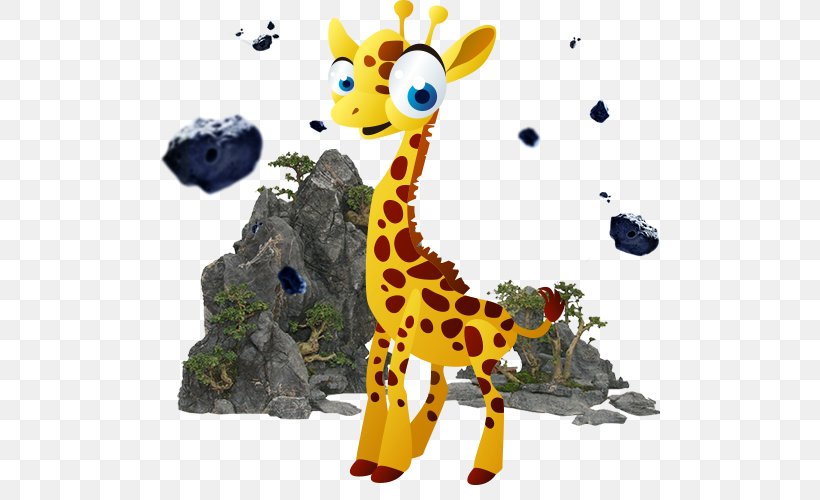 Download, PNG, 500x500px, Computer Graphics, Cartoon, Fauna, Giraffe, Giraffidae Download Free