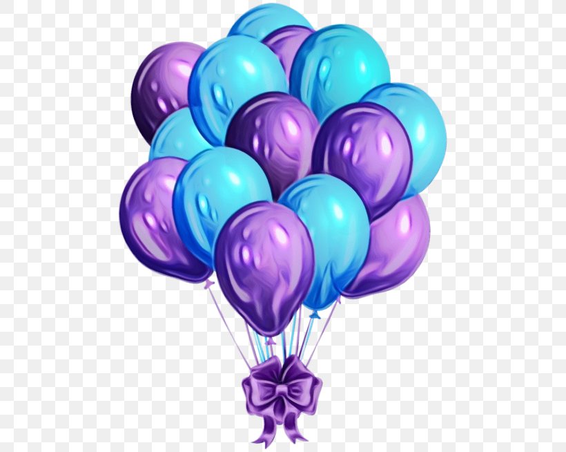 Happy Birthday Blue, PNG, 481x654px, Watercolor, Ballonnen Happy Birthday 10st, Balloon, Beige Balloon, Birthday Download Free