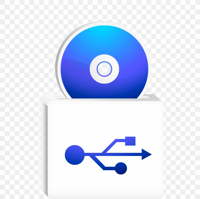 USB Magnetic Tape Optical Disc Interface, PNG, 1181x1181px, Usb, Blue, Brand, Compact Disc, Computer Icon Download Free