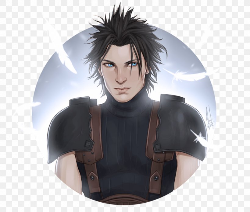 Zack Fair Crisis Core: Final Fantasy VII Final Fantasy XV Vincent Valentine, PNG, 900x765px, Watercolor, Cartoon, Flower, Frame, Heart Download Free