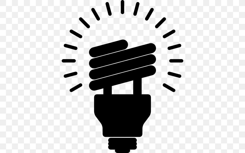 Incandescent Light Bulb, PNG, 512x512px, Light, Audio, Black And White, Compact Fluorescent Lamp, Electric Light Download Free