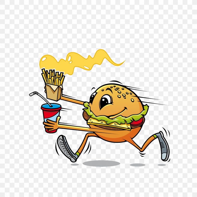 Hamburger Fast Food Hot Dog French Fries, PNG, 2362x2362px, Hamburger, Cartoon, Cheeseburger, Cooking, Fast Food Download Free