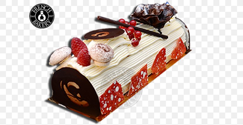 Yule Log Petit Four Chocolate Cake Praline Torte, PNG, 643x422px, Yule Log, Box, Cake, Chocolate, Chocolate Cake Download Free