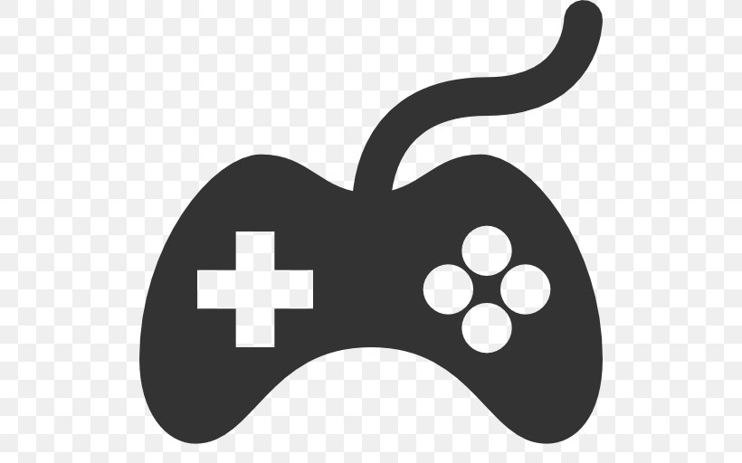 Joystick Xbox 360 Game Controllers, PNG, 512x512px, Joystick, Black, Black And White, Game Controller, Game Controllers Download Free