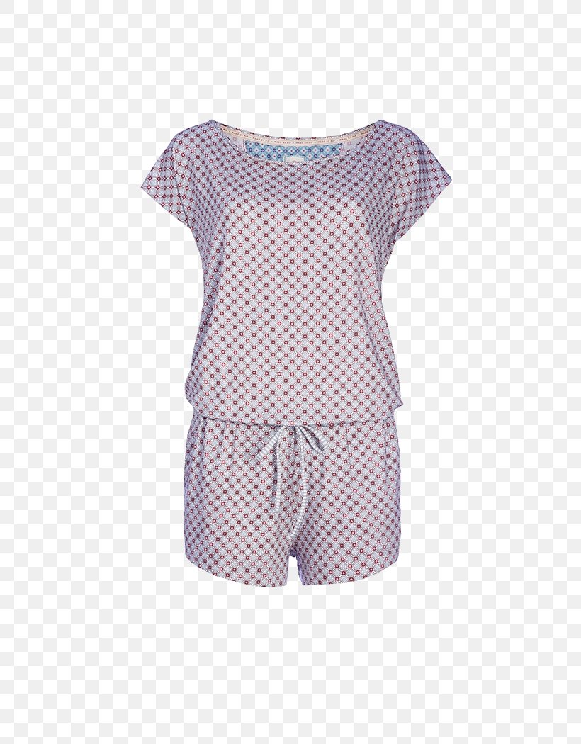 Sleeve Polka Dot T-shirt Nightwear Shoulder, PNG, 700x1050px, Watercolor, Cartoon, Flower, Frame, Heart Download Free