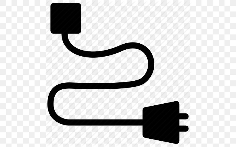 Electrical Cable AC Power Plugs And Sockets Power Cable Symbol, PNG, 512x512px, Electrical Cable, Ac Power Plugs And Sockets, Black, Black And White, Brand Download Free