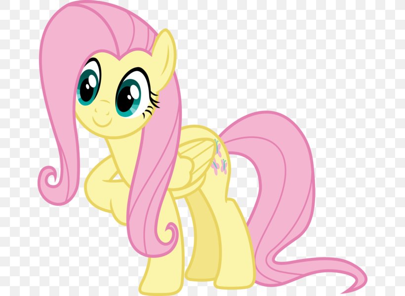 Fluttershy Rarity Rainbow Dash Applejack Pony, PNG, 668x600px, Watercolor, Cartoon, Flower, Frame, Heart Download Free