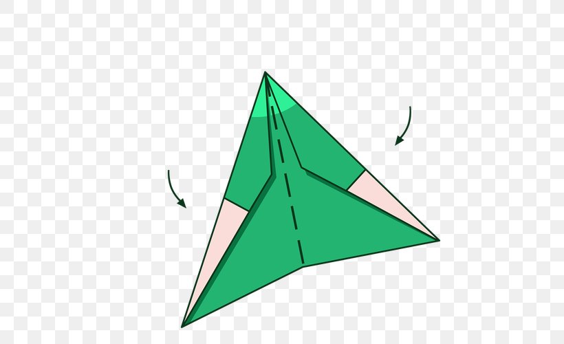 Triangle Origami Point, PNG, 500x500px, Triangle, Area, Craft, Creative Arts, Grass Download Free