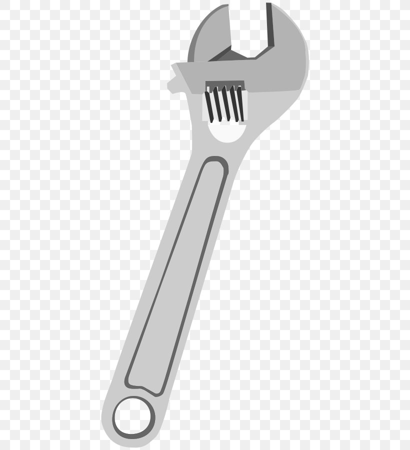 Pipe Wrench Adjustable Spanner Clip Art, PNG, 422x900px, Wrench, Adjustable Spanner, Cutlery, Hardware, Hardware Accessory Download Free