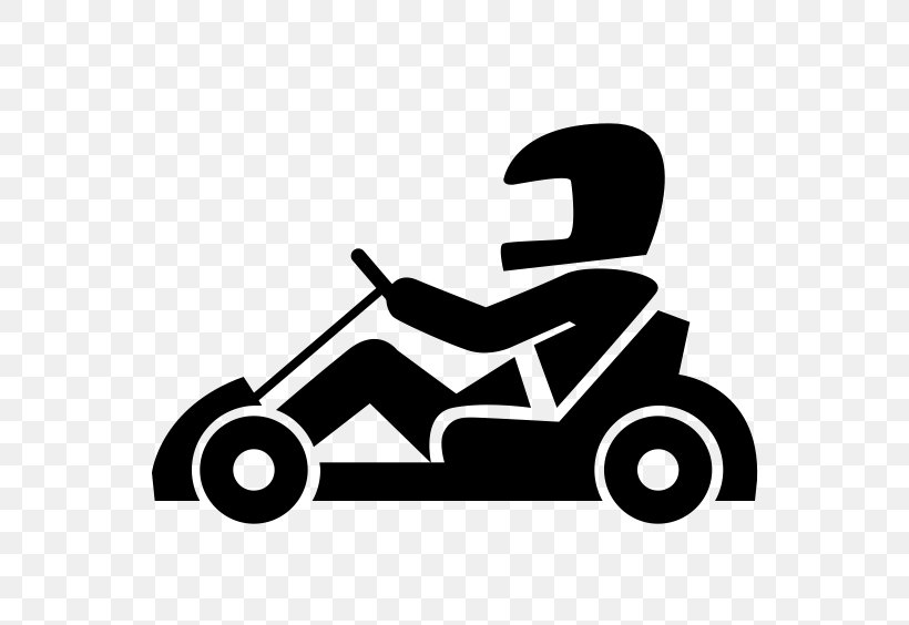 Car Odaiba Go-kart Kart Racing Clip Art, PNG, 549x564px, Car, Area, Black, Black And White, Brand Download Free