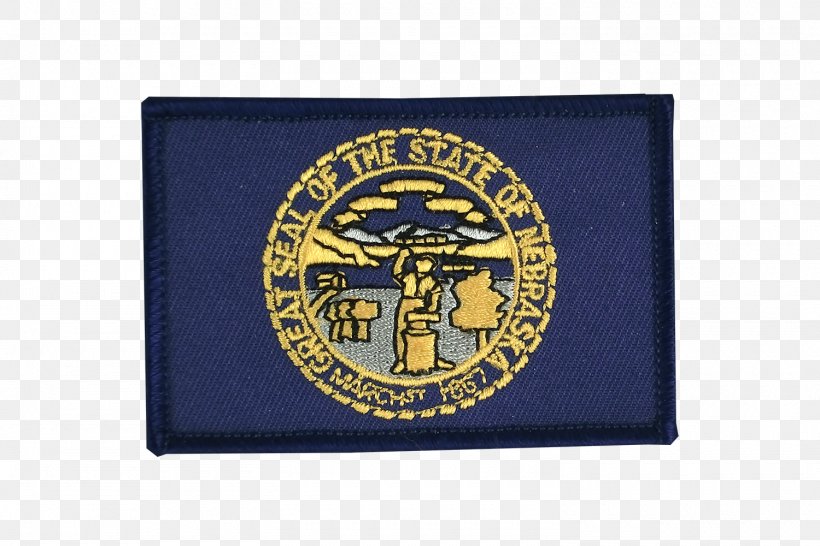 Emblem Embroidered Patch Flag Patch Nebraska, PNG, 1500x1000px, Emblem, Badge, Brand, Embroidered Patch, Flag Download Free