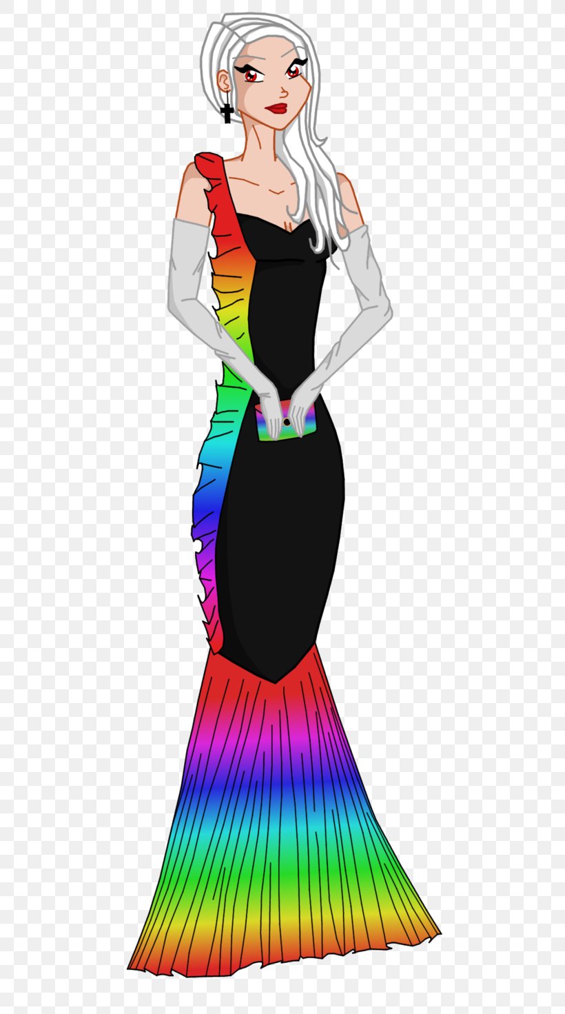 Gown Dress Fashion Design Clip Art, PNG, 543x1471px, Watercolor, Cartoon, Flower, Frame, Heart Download Free