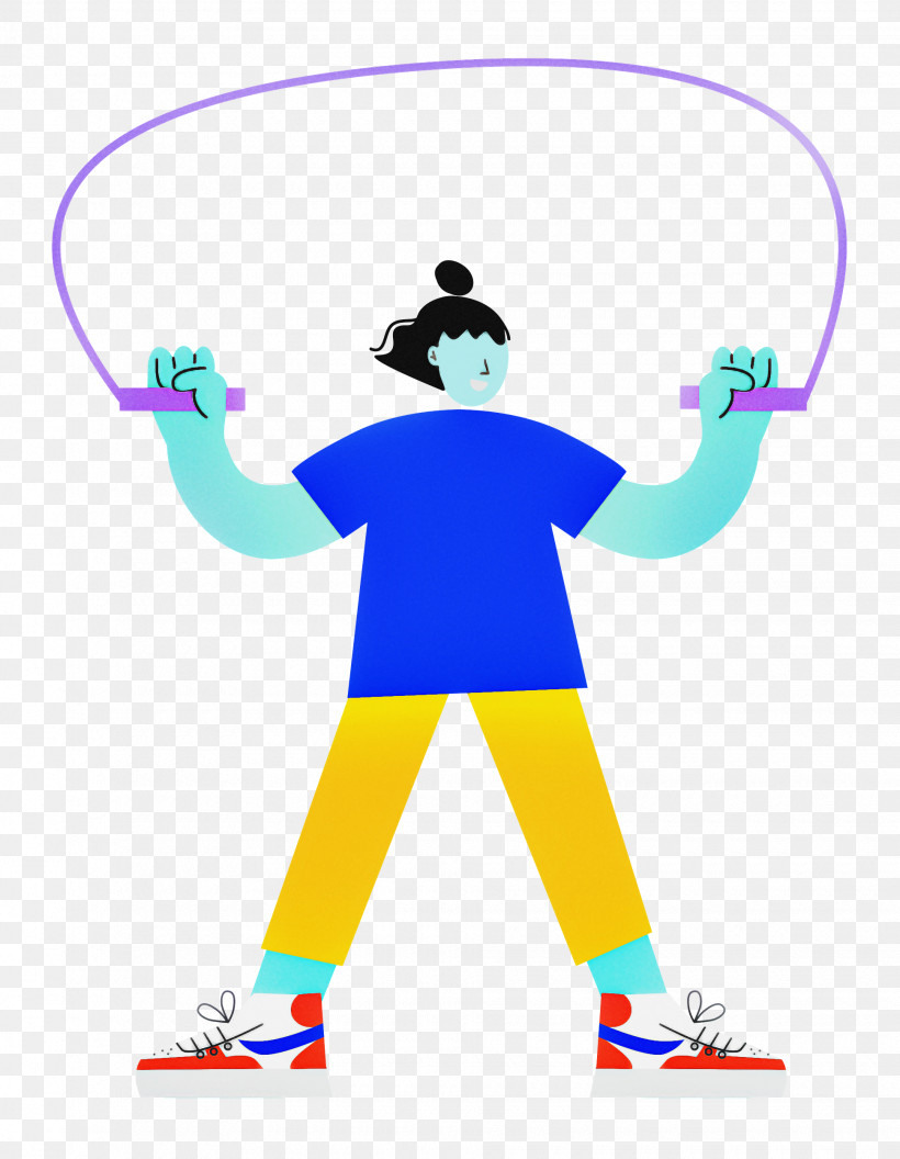 Rope Jumping Sports, PNG, 1940x2500px, Sports, Cartoon, Clothing, Color, Drawing Download Free