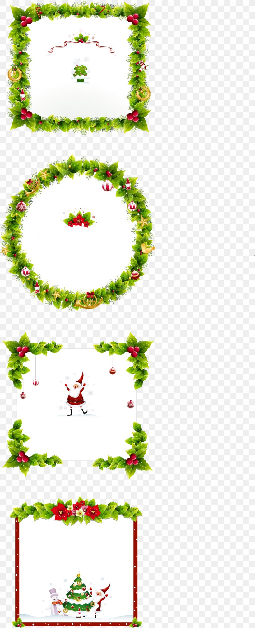 Christmas Ornament Picture Frame Clip Art, PNG, 968x2379px, Christmas, Area, Art, Border, Christmas Card Download Free