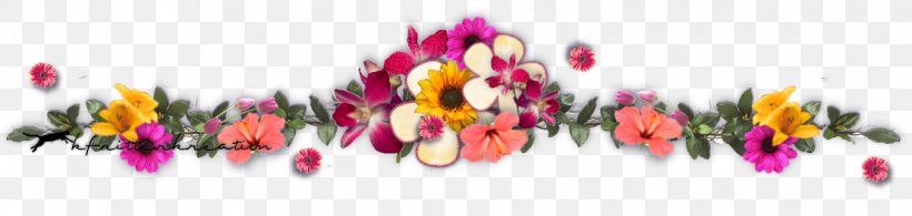Flower Clip Art, PNG, 1110x264px, Flower, Digital Media, Garland, Internet Forum, Magenta Download Free