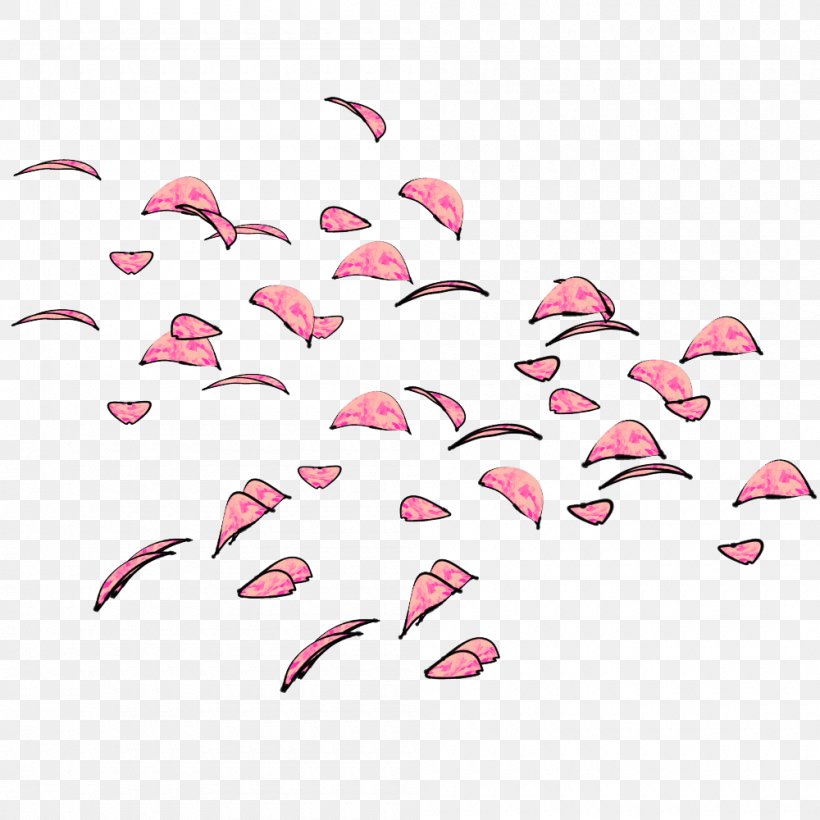 Line Pink M Clip Art, PNG, 1000x1000px, Pink M, Petal, Pink, Wing Download Free