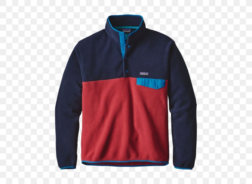 Polar Fleece Fleece Jacket Patagonia T-shirt Sweater, PNG, 600x600px, Polar Fleece, Blue, Clothing, Cobalt Blue, Electric Blue Download Free