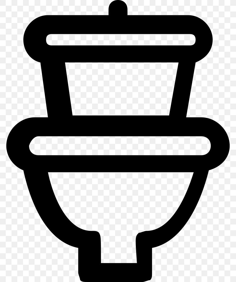 Toilet Black And White Defecation, PNG, 778x980px, Toilet, Black, Black And White, Defecation, Symbol Download Free