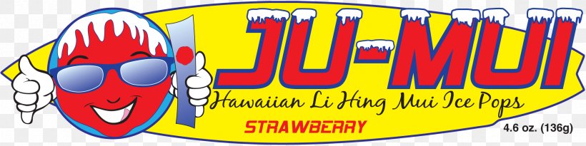 Cuisine Of Hawaii Logo Ju-Mui Li-Hing Pops Li Hing Mui, PNG, 2400x600px, Cuisine Of Hawaii, Banner, Brand, Fiction, Ice Download Free