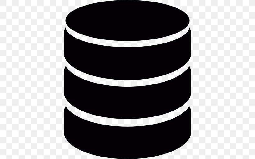 Database Scalability, PNG, 512x512px, Database, Black, Black And White, Cylinder, Feature Download Free