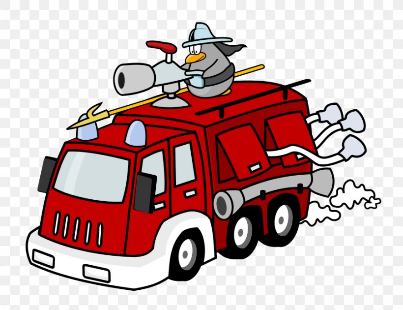 Fire Engine Fire Station Fire Department Firefighter Clip Art, PNG, 900x692px, Fire Engine, Automotive Design, Brand, Car, Cartoon Download Free