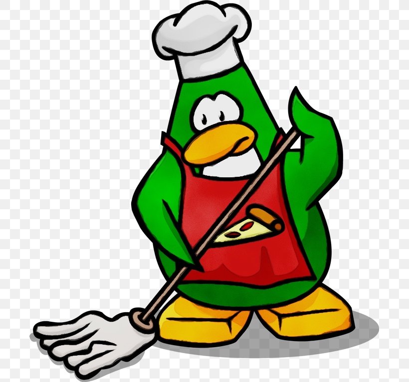 Pizza Chef, PNG, 701x767px, Watercolor, Bird, Cartoon, Chef, Chicagostyle Pizza Download Free
