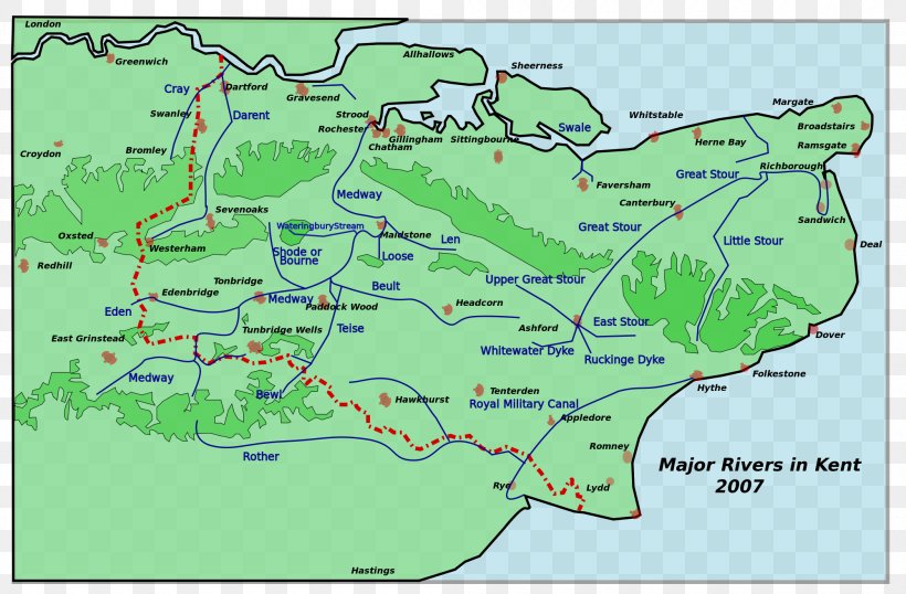 River Stour Rivers Of Kent River Medway River Beult River Thames, PNG, 2000x1313px, River Medway, Area, Atlas, Ecoregion, Ecosystem Download Free