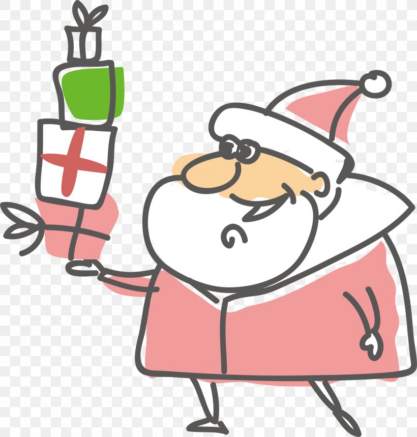 Santa Claus Christmas Card Greeting & Note Cards Drawing, PNG, 2000x2097px, Santa Claus, Area, Artwork, Cartoon, Christmas Download Free