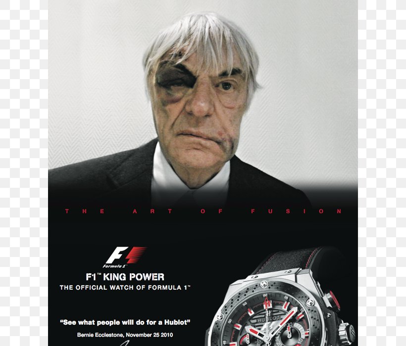 Bernie Ecclestone Formula 1 Hublot Watch Advertising, PNG, 700x700px, Bernie Ecclestone, Advertising, Blancpain, Chronograph, Formula 1 Download Free