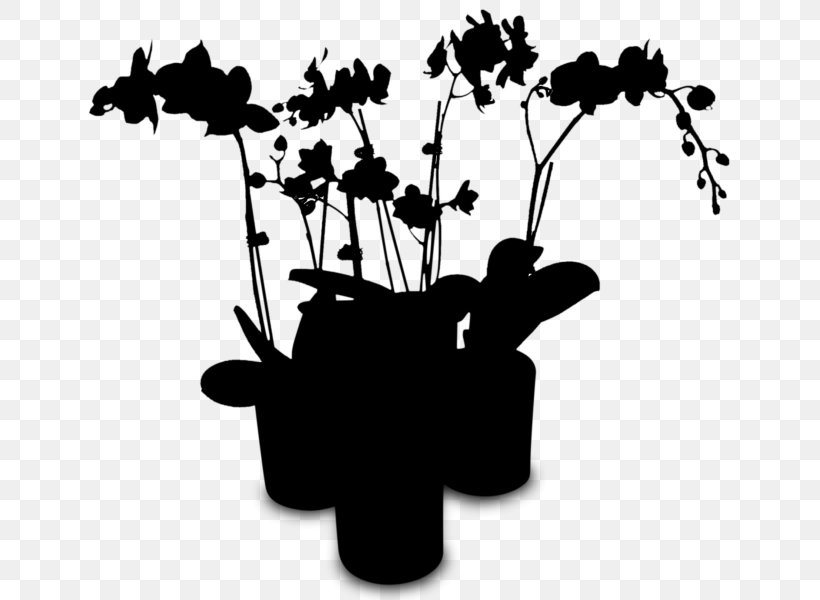 Clip Art Flower Desktop Wallpaper Silhouette Computer, PNG, 667x600px, Flower, Art, Blackandwhite, Branching, Computer Download Free